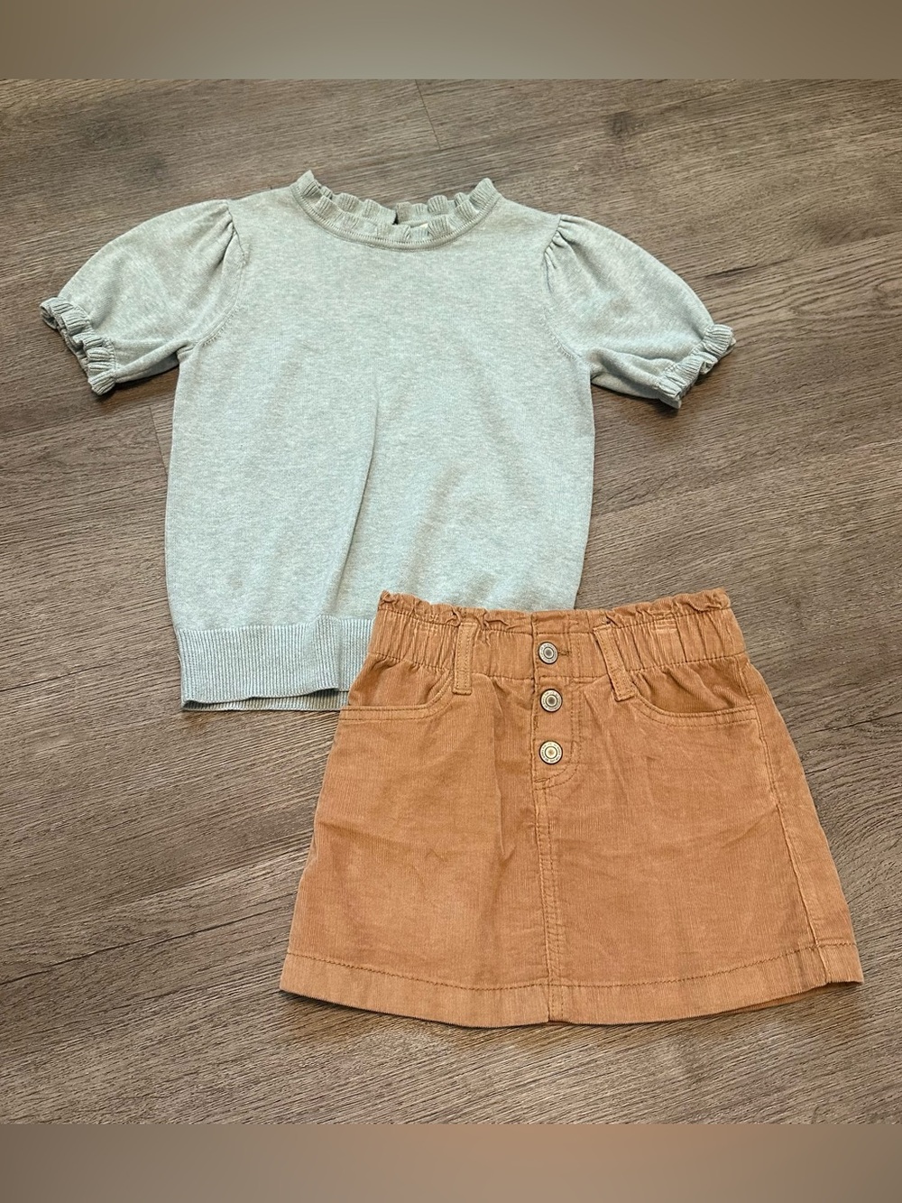 Girls fall sweater & skirt set